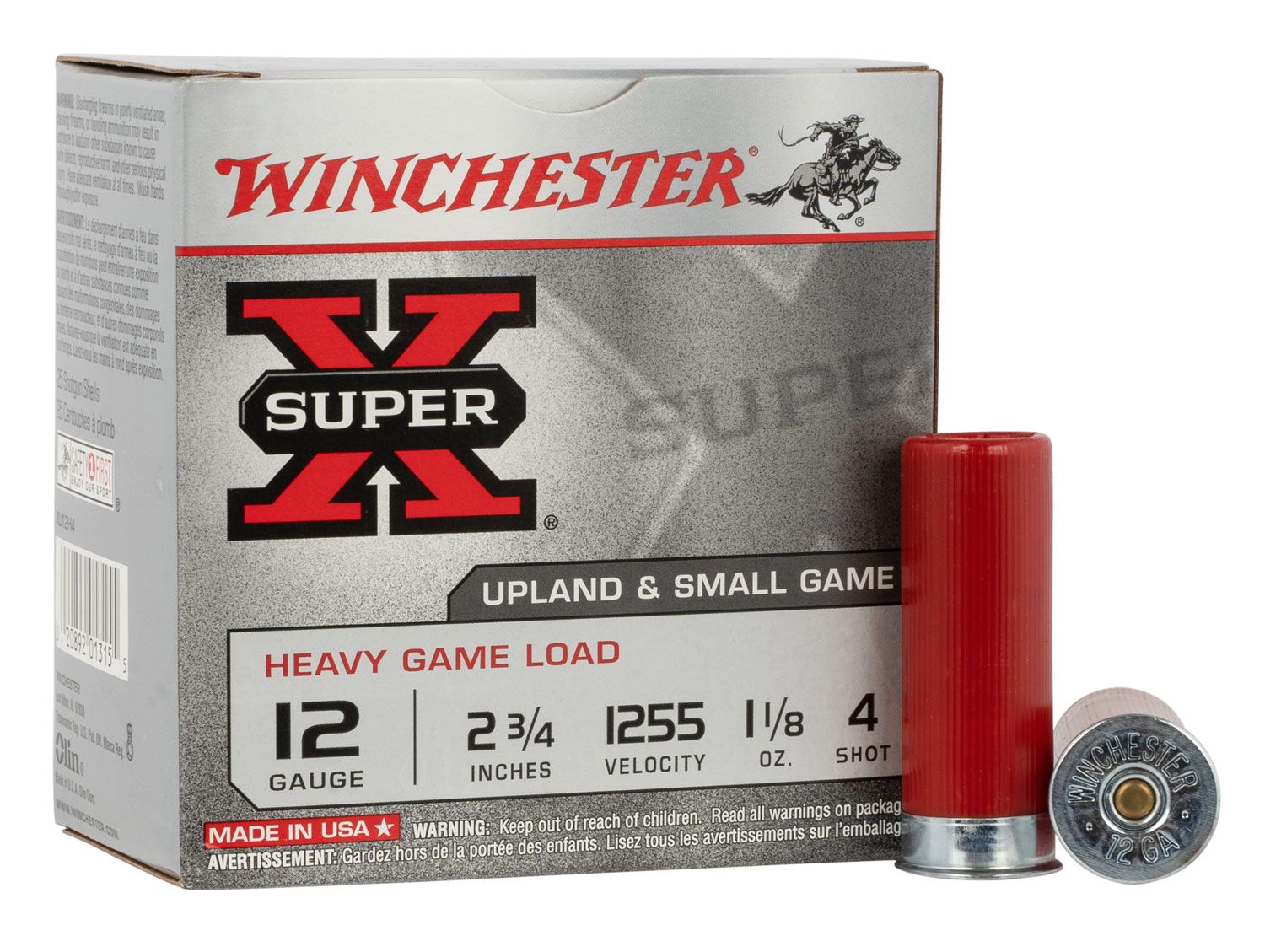 chester Super-X Heavy Game Load 12 Gauge (12 Ga.) 2.75 In. 1 1/8 Oz. 4 Shot 25 Rd. Ammo