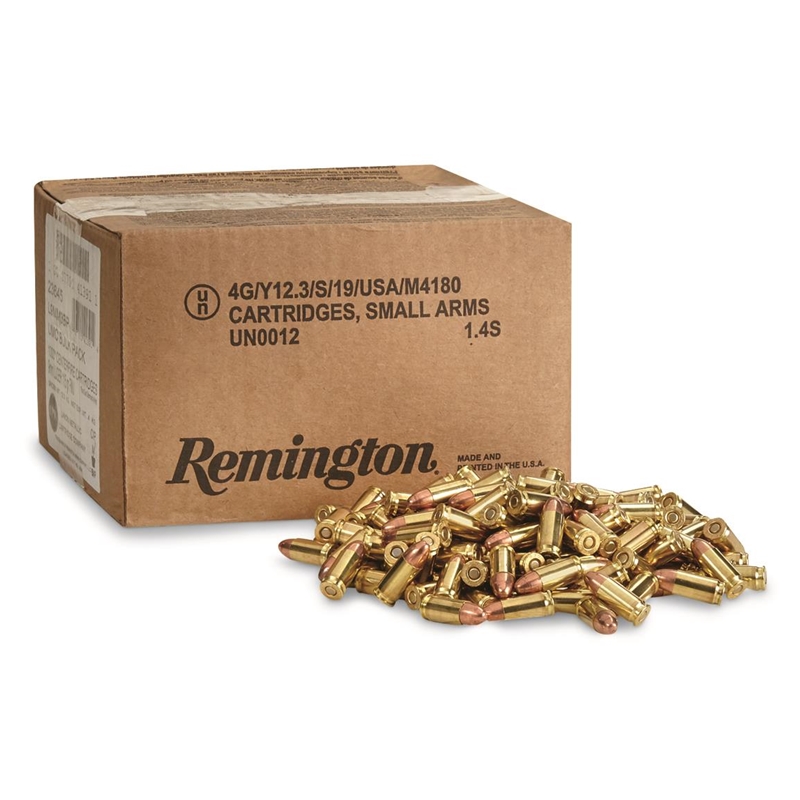 ington UMC Bulk Pistol 9mm 115 Gr. FMJ 1000 Rd. Loose Pack Ammo