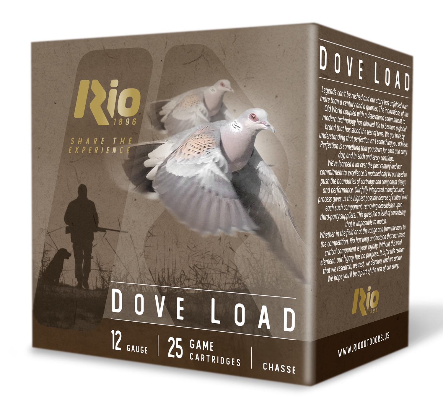 Rio Ammunition High Velocity Dove Loads 12Gauge 2.75 1 1/8oz 8Shot Ammunition High Velocity Dove Loads 12Gauge 2.75 1 1/8oz 8Shot Ammo