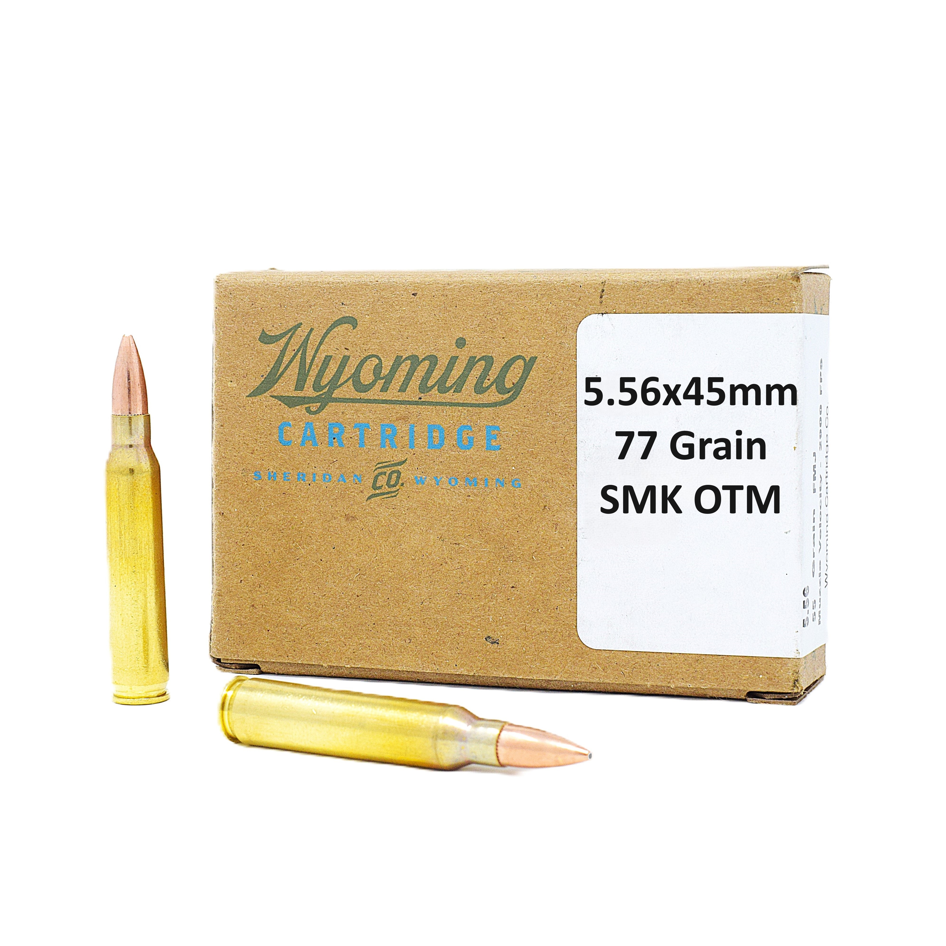 Wyoming Cartridge Company 5.56x45mm 77 Grain Barnes Match Burner OTM. ming Cartridge Company 5.56x45mm 77 Grain Barnes Match Burner OTM. Ammo