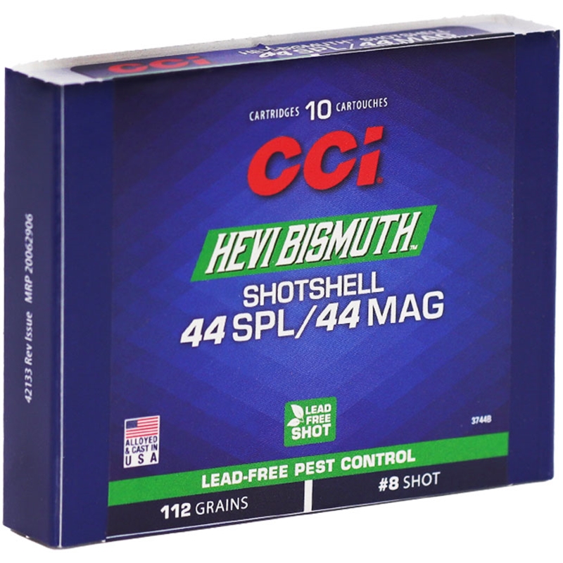 CCI #8 .44 S&W Special 112 Gr Shot Shell #8 .44 S&W Special 112 Gr Shot Shell Ammo