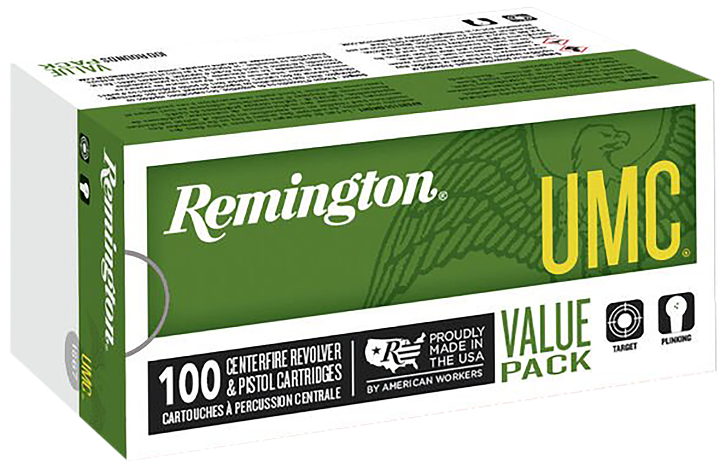 ington UMC 357 Magnum 125 Grain Semi Jacketed Hollow Point Value Pack 100 Round Box R23970 Ammo