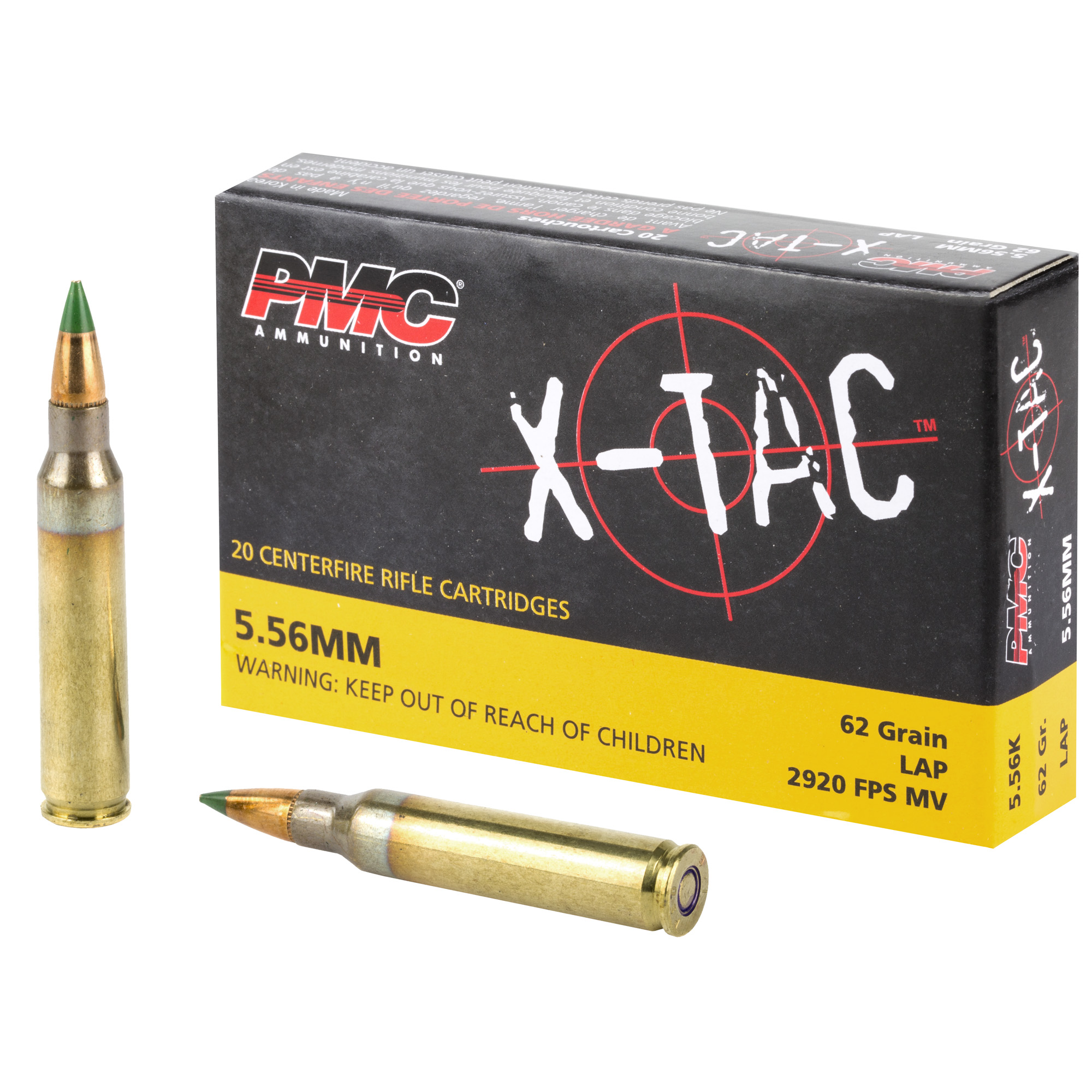  5.56x45mm NATO 62 Gr Light Armor Piercing (LAP) Ammo