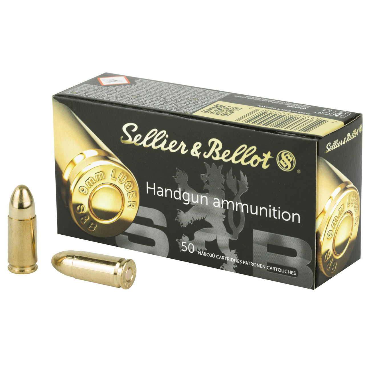 lier And Bellot 9mm Luger 124 Grain Full Metal Jacket Ammo