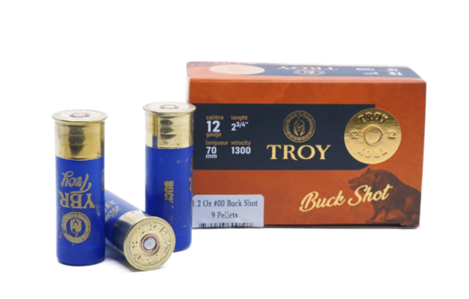 y 12 Gauge 2 3/4 1.2 Oz 00 Buckshot 9 Pellet Shot Ammo