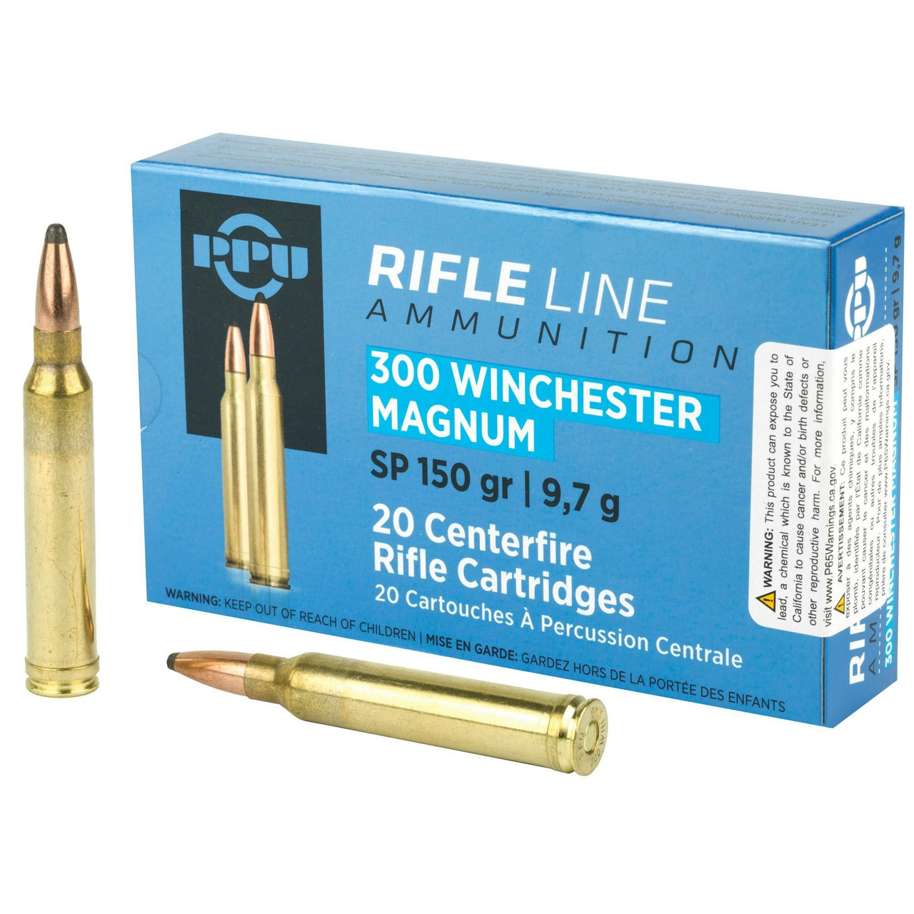  Standard Rifle .300 Winchester Magnum 150 Grain Soft Point Ammo