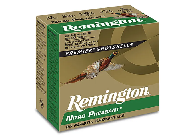 ington Ammunition 28622 Nitro Pheasant 12Gauge 2.75 1 1/4oz 5Shot 25 Per Box/10 Case Ammo