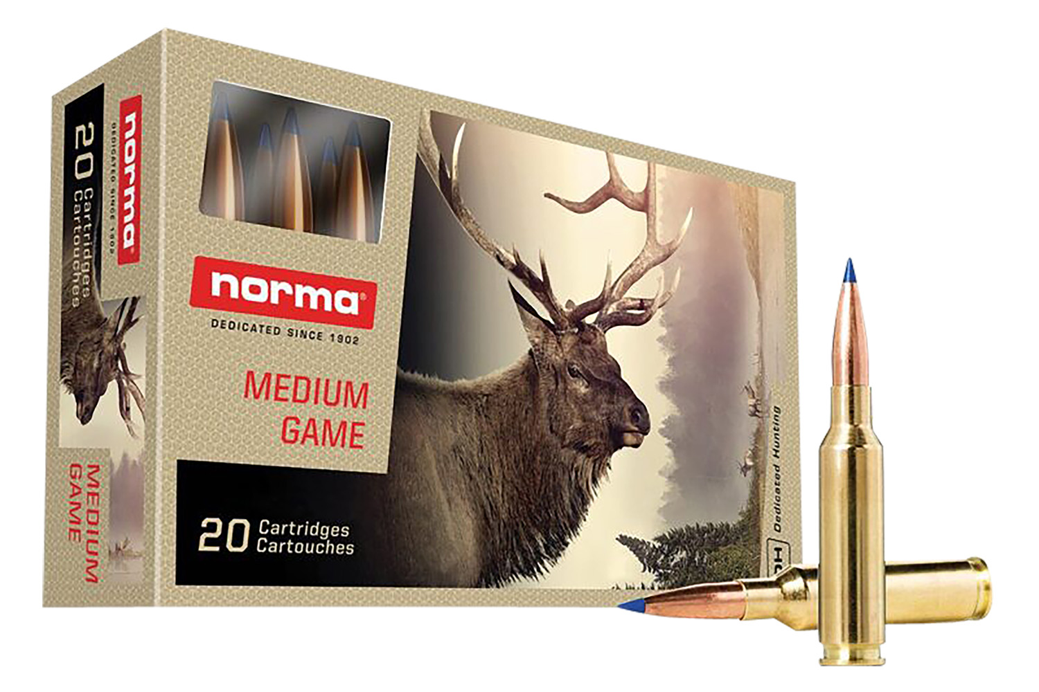 ma 6.5mm Creedmoor 20166402 Dedicated Hunting Bondstrike Bonded Polymer Tip 143 Grain Ammo