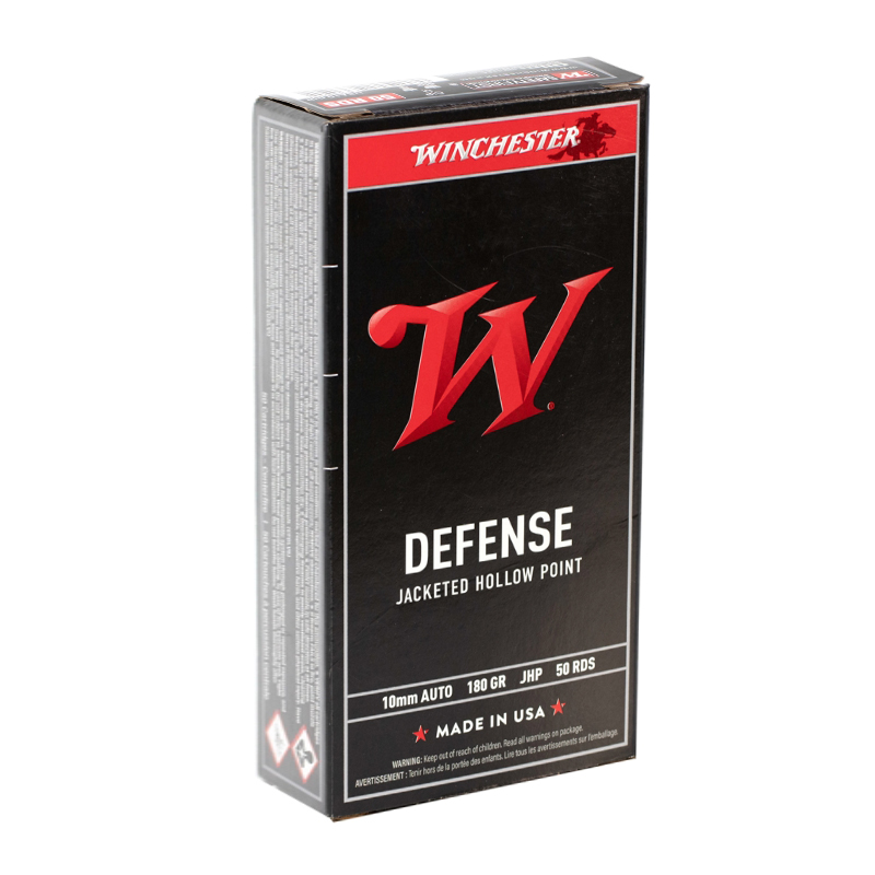 Winchester USA Defense 10mm Auto 147 Gr JHP chester USA Defense 10mm Auto 147 Gr JHP Ammo