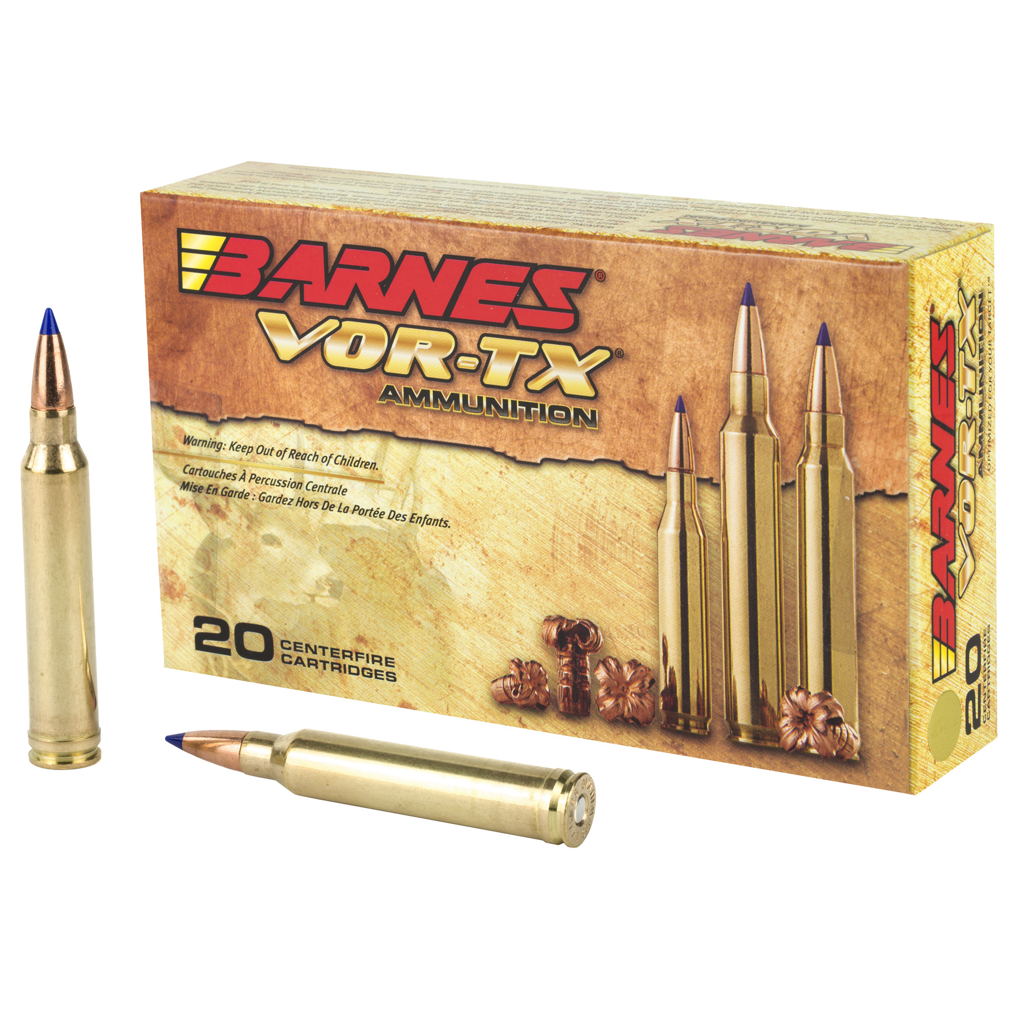 nes 21538 VOR-TX Tipped TSX Boat Tail 180 Grain .300 Winchester Mag 2960 Fps Ammo