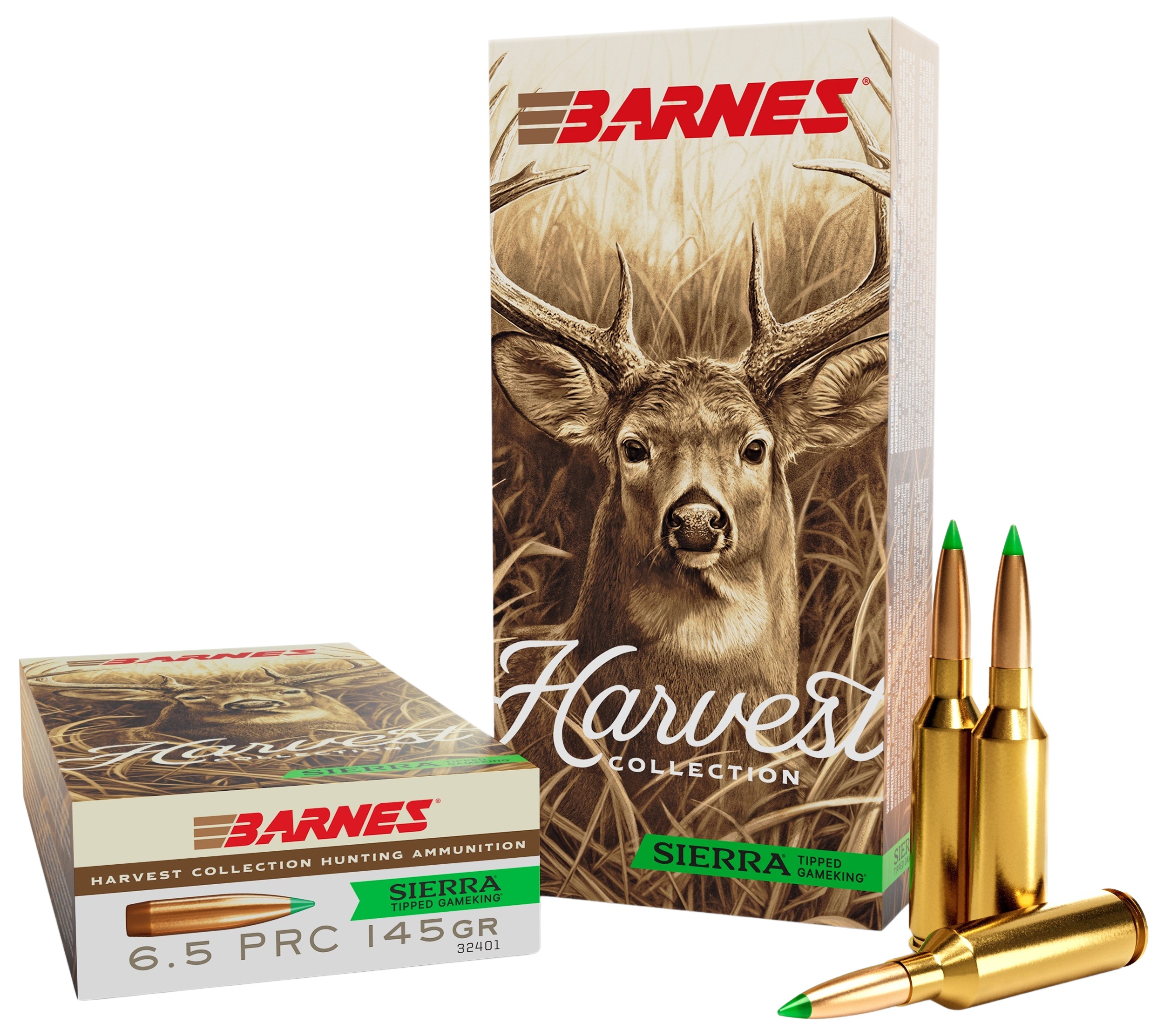 Barnes Bullets 32401 Harvest 6 5 PRC 145gr Sierra Tipped GameKing 20 Per Box 10 Case