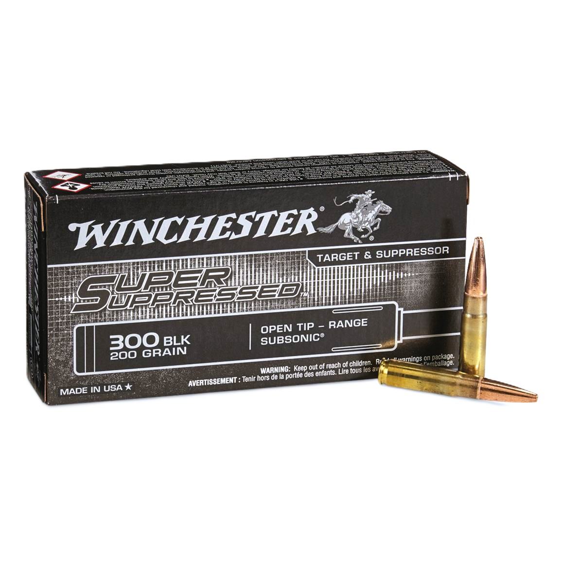 chester Super Suppressed 300 Blackout 200 Grain Open Tip Subsonic Ammo