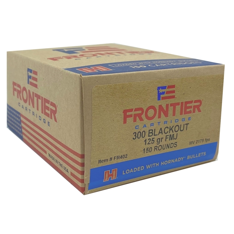 nady Frontier Rifle 300 Blackout 125 Gr. FMJ 150 Rd. Ammo