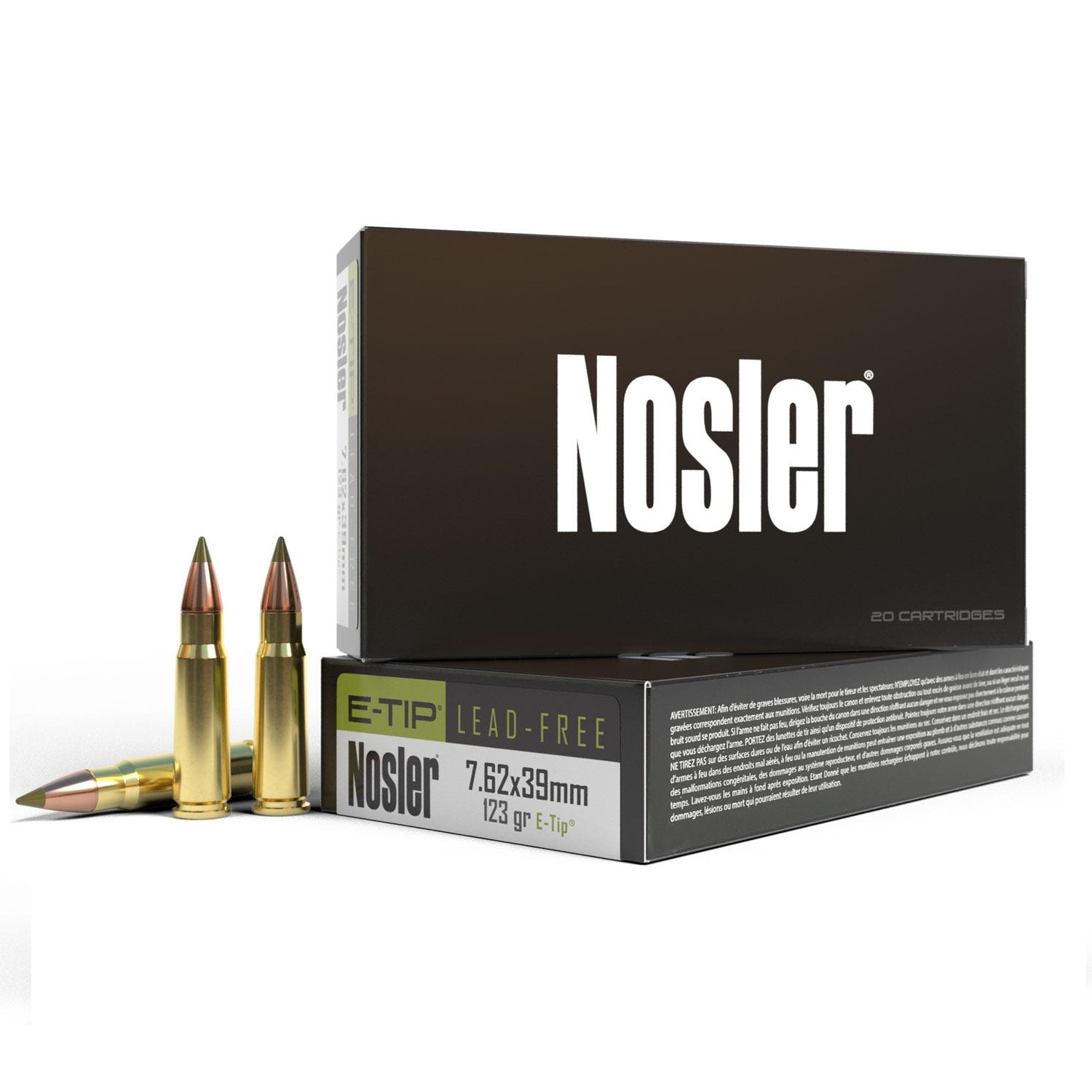ler Expansion Tip Rifle Ammunition 7.62x39 123 Gr. ET SP 20 Rd. Ammo