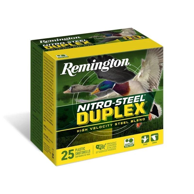 Remington Nitro-Steel Duplex Shotshells 20ga 3  1oz 1425 fps  2 4 25 ct