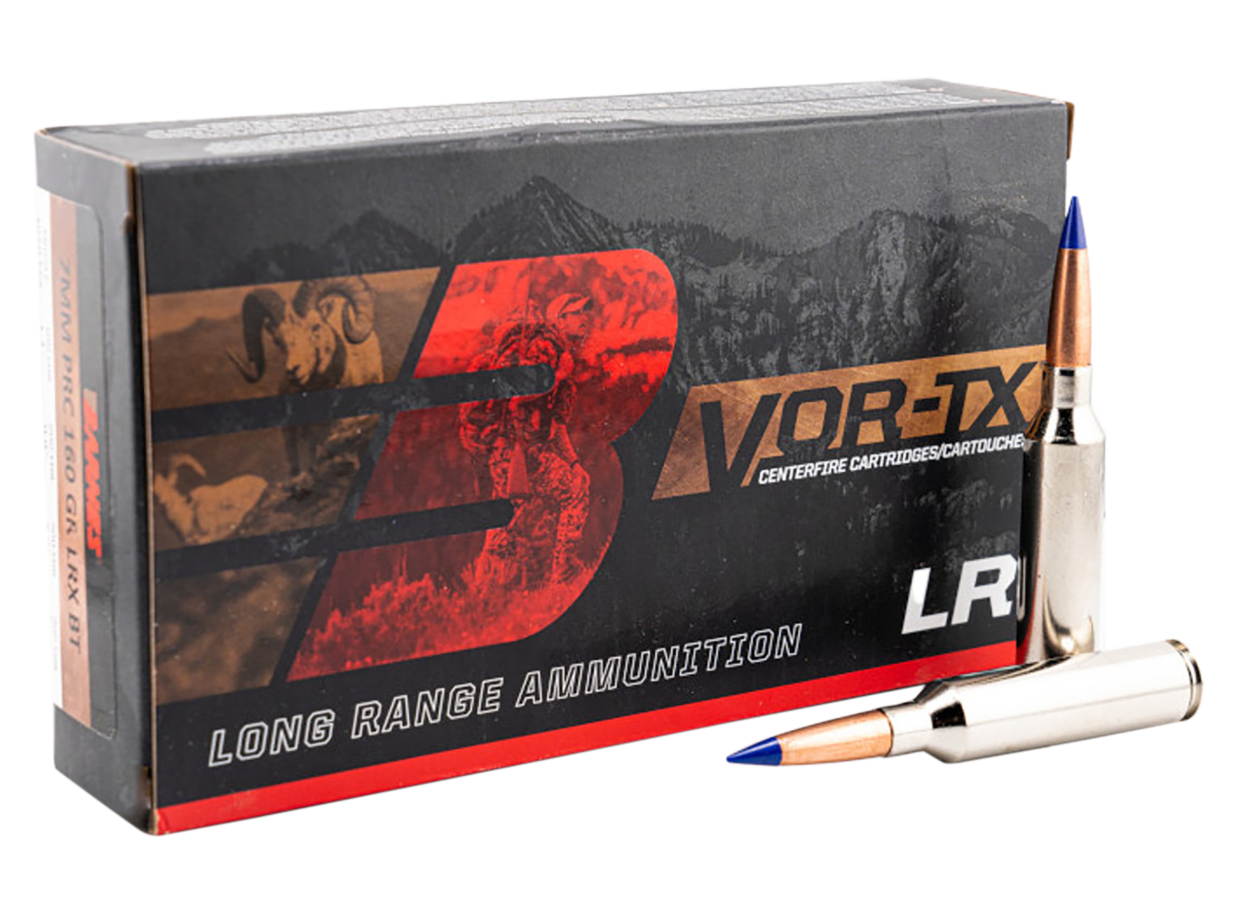 Barnes Bullets 32245 7mm PRC 160gr LRX Boat Tail 20 Per Box 10 Case 3050 FPS