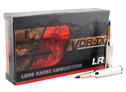 nes Bullets 28985 VOR-TX Long Range 7mm RUM 145 Gr 3350 Fps LRX Boat-Tail 20 Bx/10 Cs Ammo