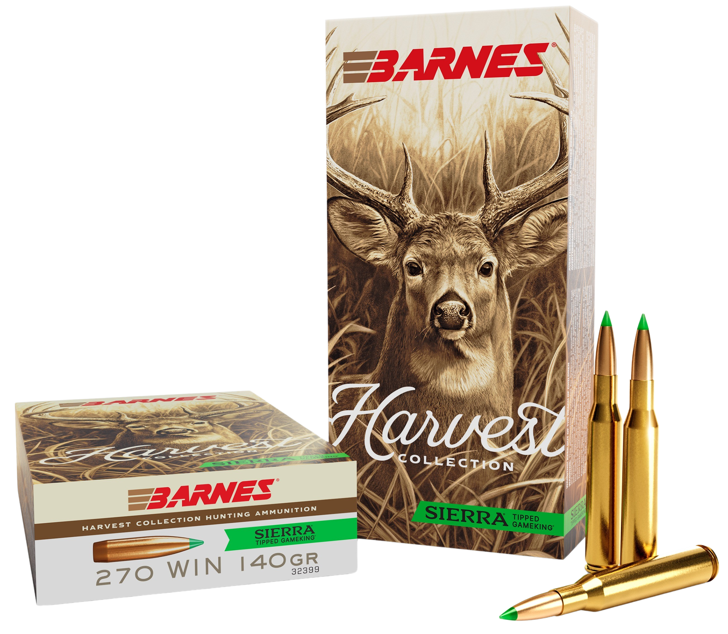Barnes Bullets 32399 Harvest 270Win 140gr Sierra Tipped GameKing 20 Per Box/10 Case nes Bullets 32399 Harvest 270Win 140gr Sierra Tipped GameKing 20 Per Box/10 Case Ammo