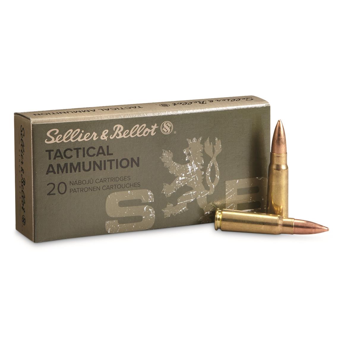 lier And Bellot Rifle 7.62x39mm 123 Gr FMJ 2 Ammo