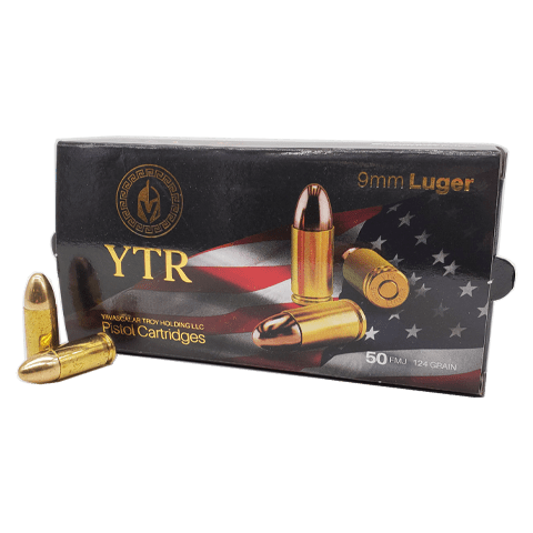 y 9mm Luger / Parabellum 124 Gr FMJ Ammo