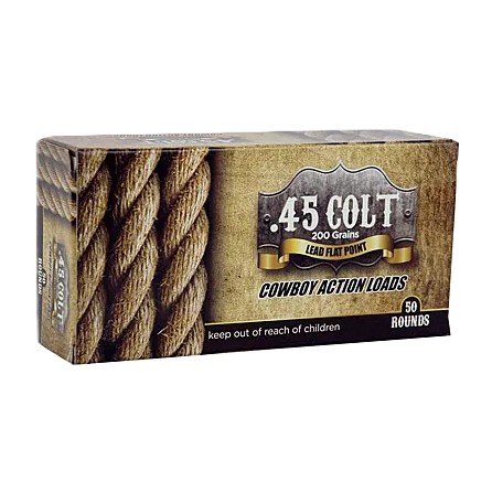 rican Cowboy .45 Long Colt 200 Gr Lead Flat Nose Cowboy Action Load Ammo