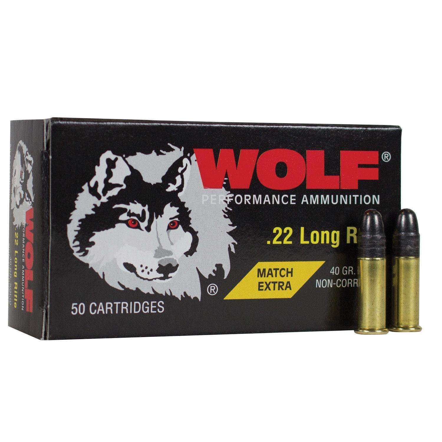 f Match Extra 22 Long Rifle Ammunition 40 Grain Lead Round Nose(LRN) Ammo