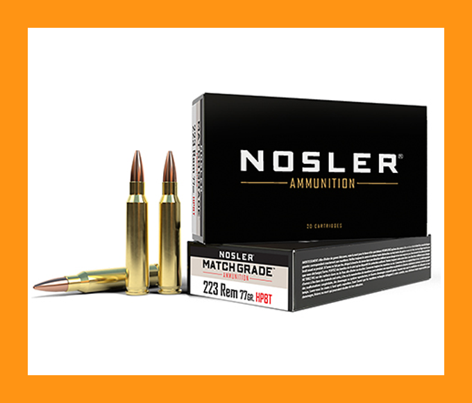 ler 60011 Match Grade Custom Competition Hollow Point Boat Tail 77 Grain .223 Remington 2600 Fps Ammo