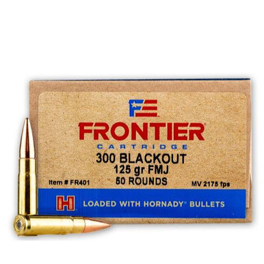 nady Frontier Rifle 300 Blackout 125 Gr. FMJ 50 Rd. Ammo