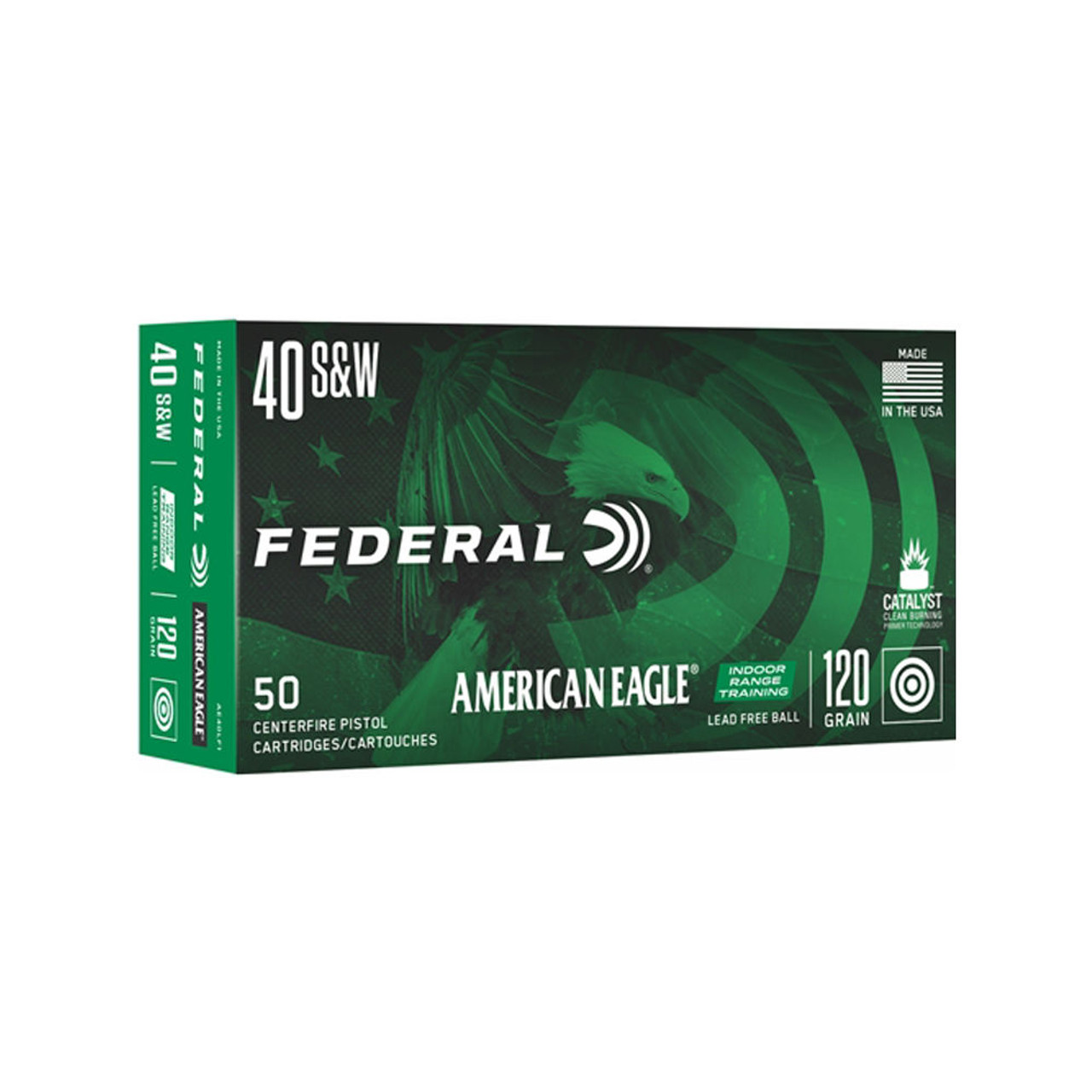 rican Eagle AE40LF1 Indoor Range Training Lead-Free IRT 120 Grain .40 S&W 1330 Fps Ammo
