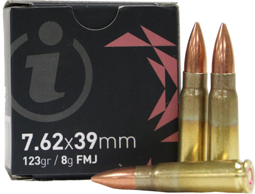 AN BRASS CASE 7.62X39 15RD 123GR FMJ Ammo