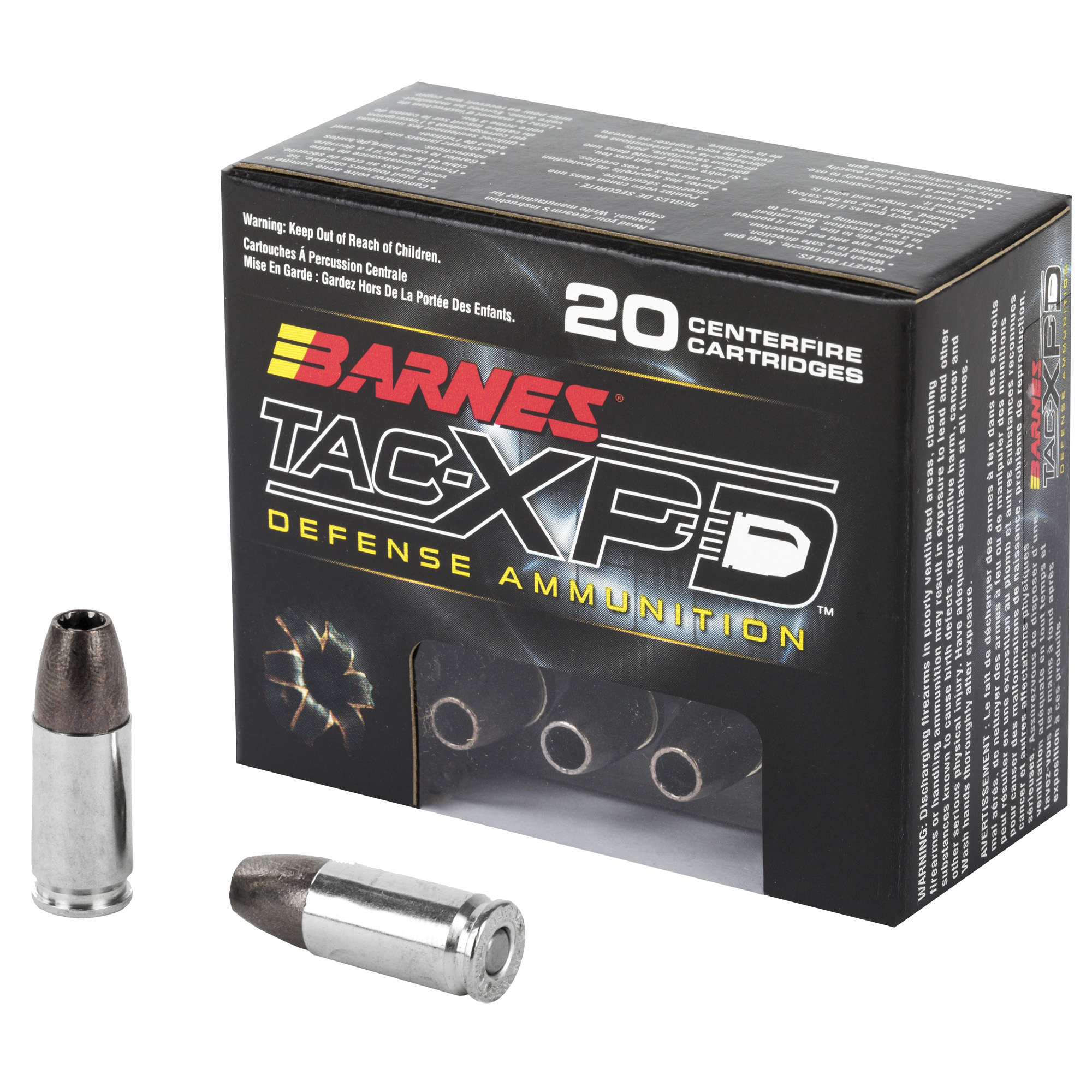 nes 21551 TAC-XPD DEFENSE HANDGUN P TAC-XP 115 Grain 9mm Luger/Parabellum 1125 Fps Ammo