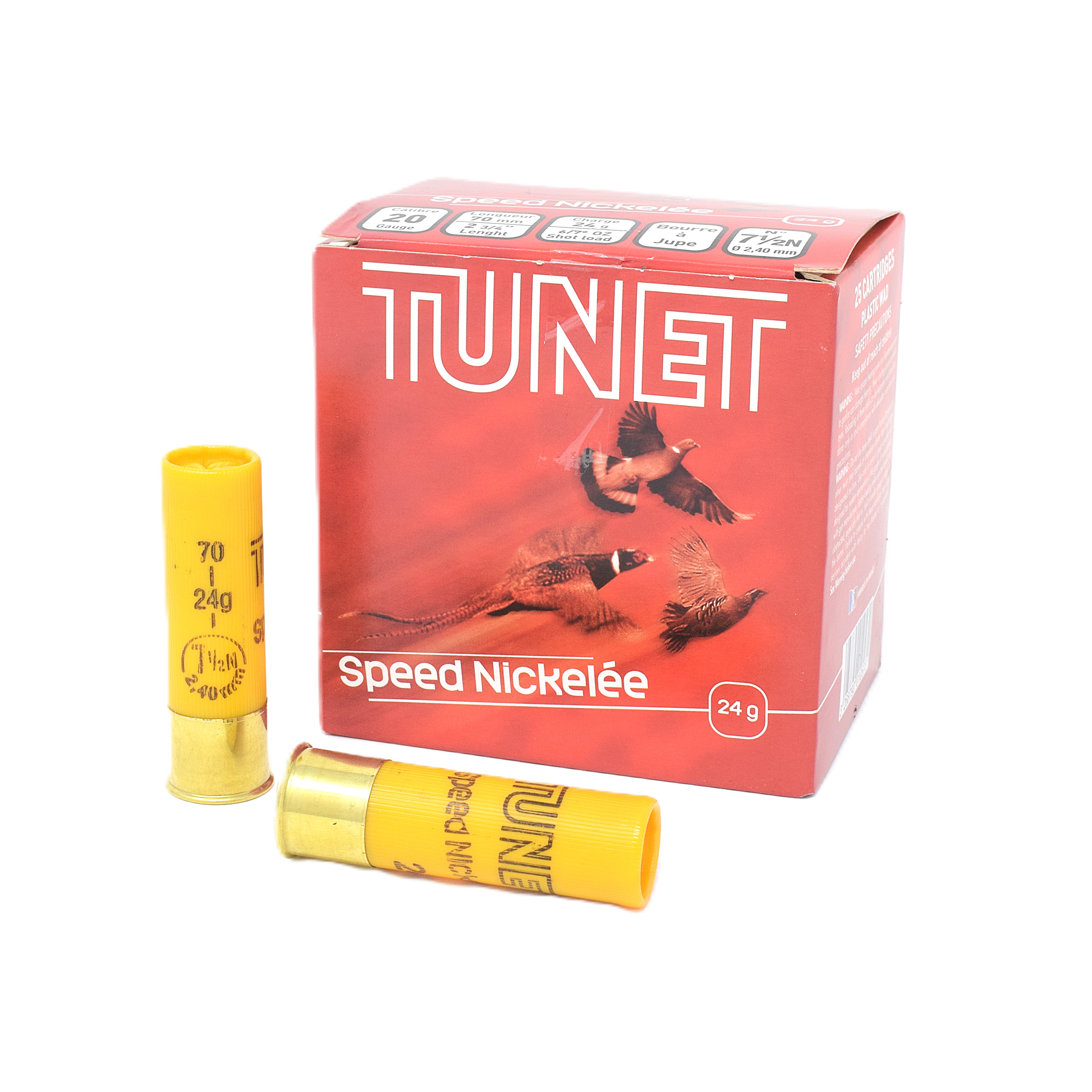 et Speed Nickel Plated 20 Gauge 2-3/4 6/7oz #7.5 Shot Ammo
