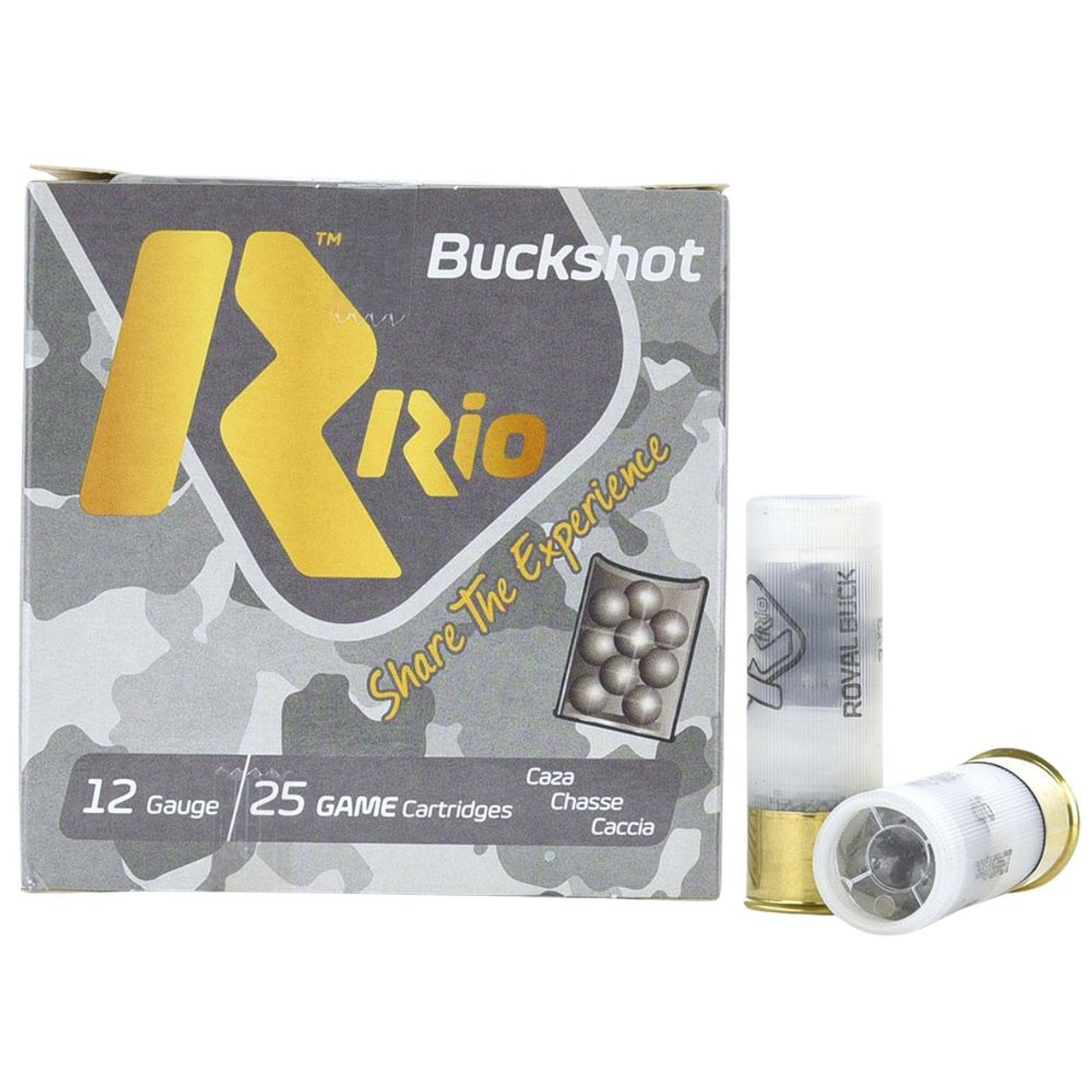  Royal Buck 12 Gauge 2-3/4 9 Pellet #1-Buck Shot Ammo