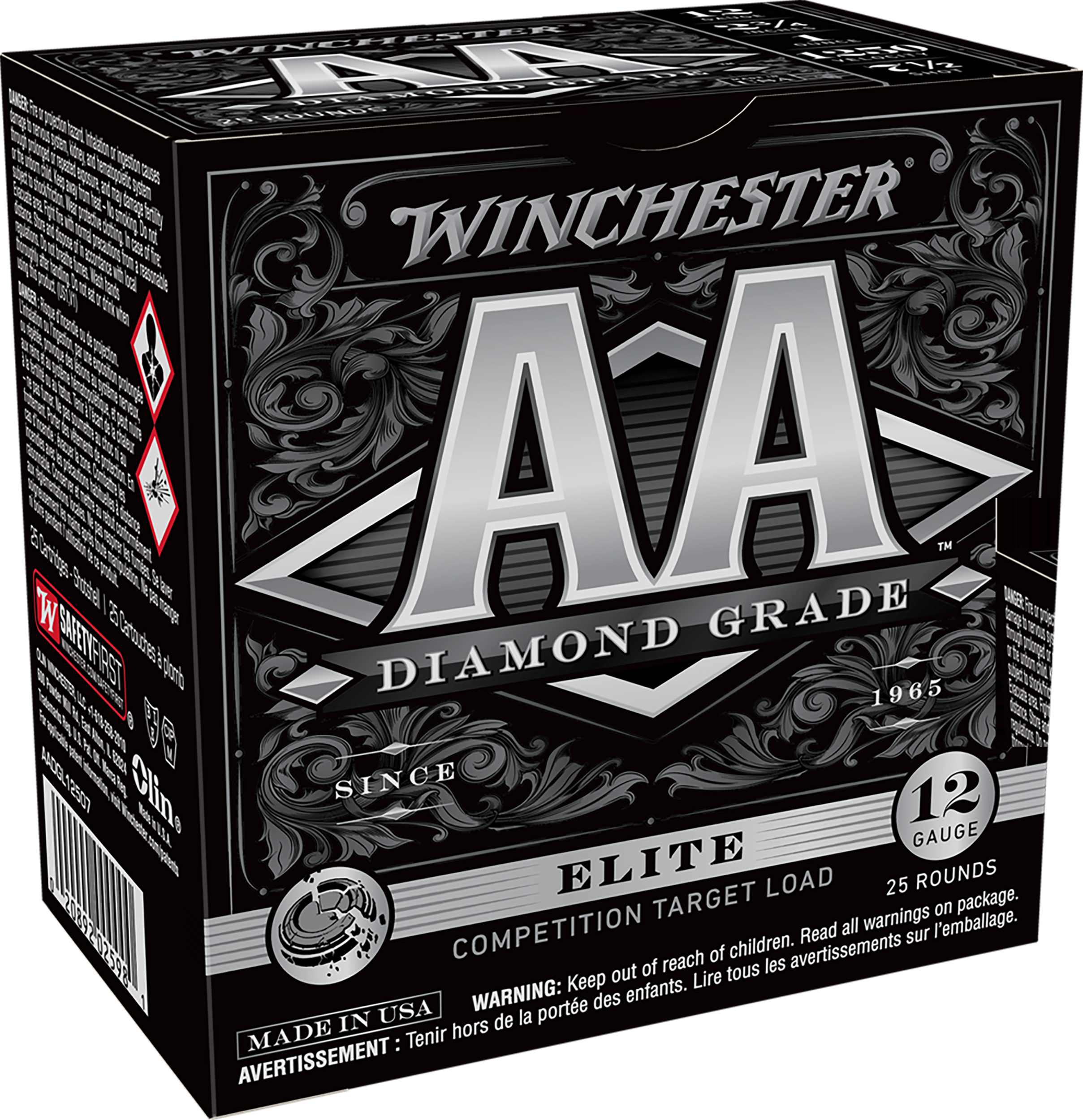 Winchester AADGL12507 AA Diamond Grade 12 Gauge 2-3 4 1oz  7 5 1250 fps