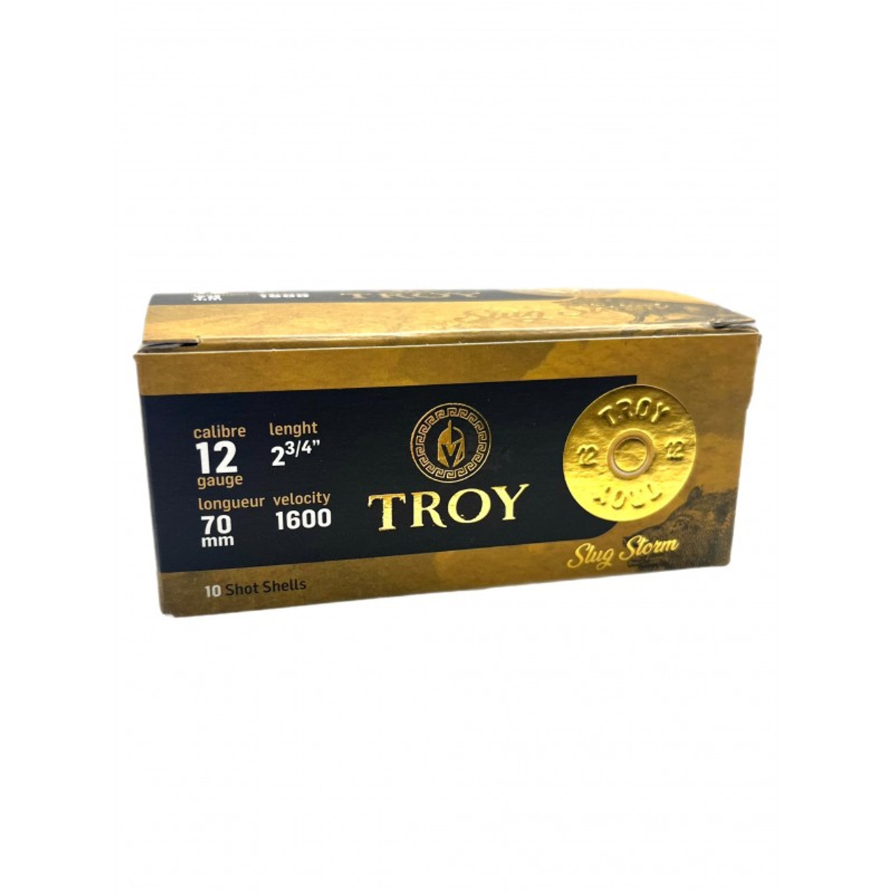  Troy 12 GA 2-3/4 1oz Slug 200rd Case Ammo