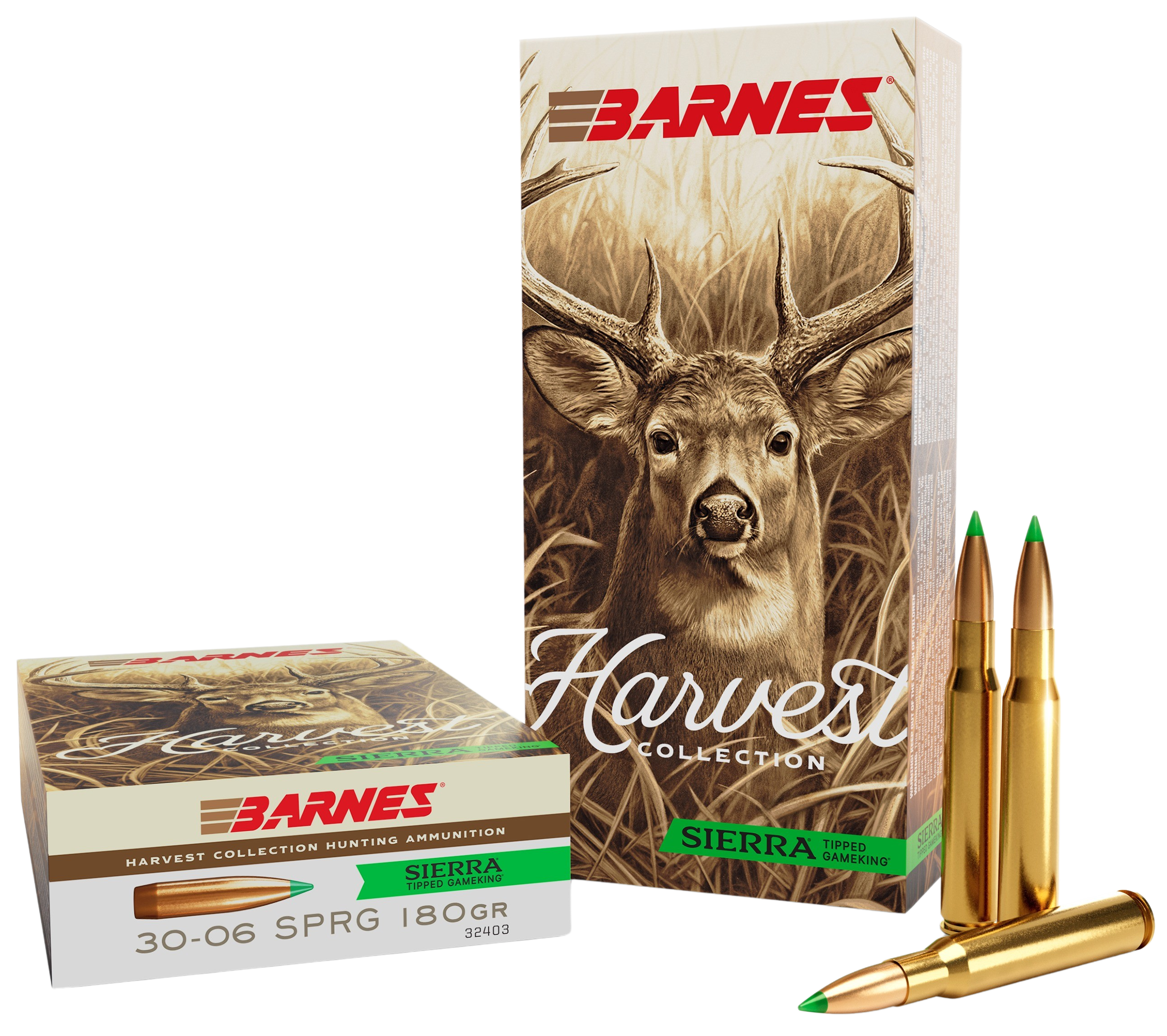 Barnes Bullets 32403 Harvest 30-06 Springfield 180gr Sierra Tipped GameKing 20 Per Box/10 Case nes Bullets 32403 Harvest 30-06 Springfield 180gr Sierra Tipped GameKing 20 Per Box/10 Case Ammo