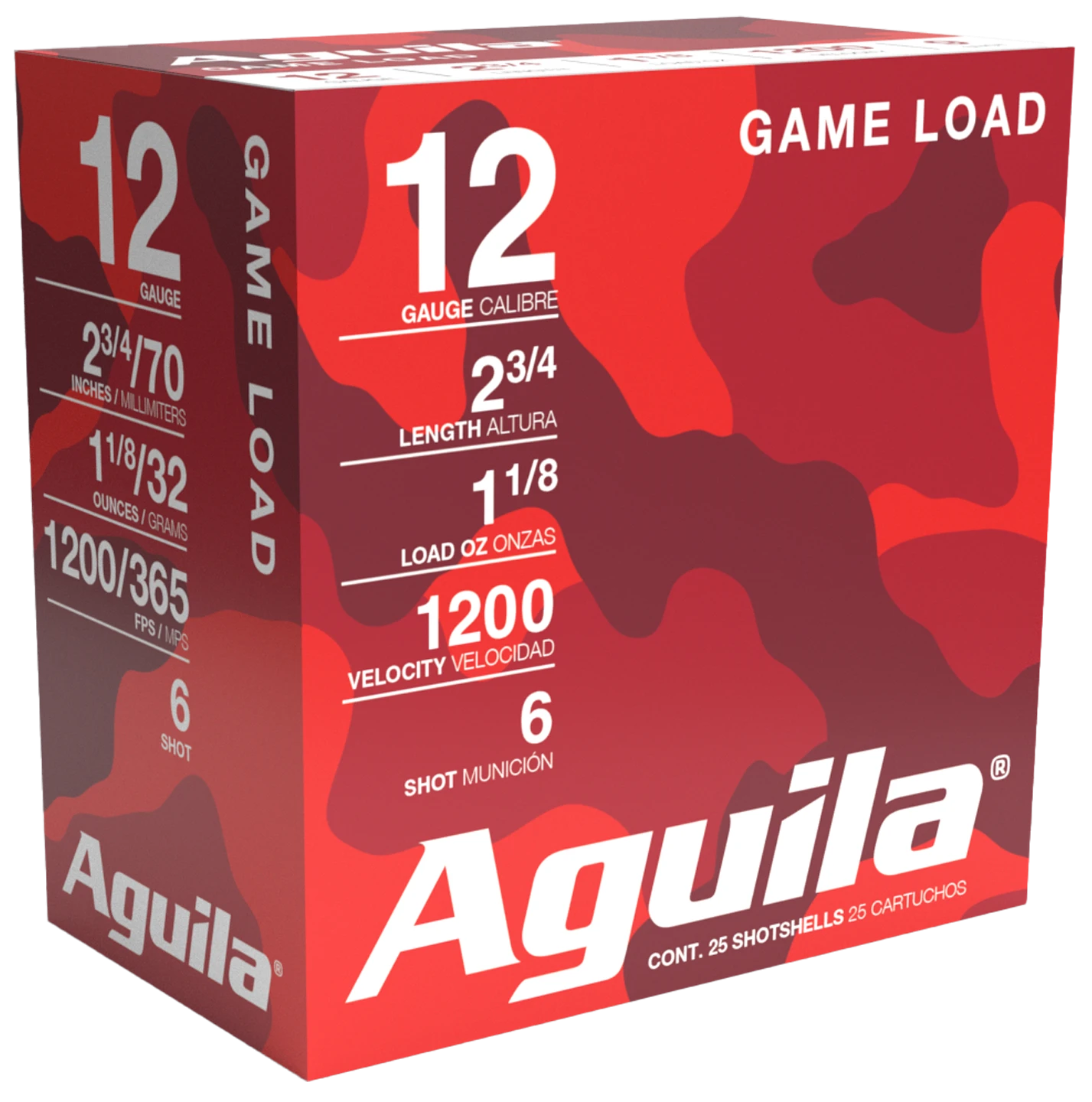 ila 12 Gauge 1CHB1216 Birdshot Standard Velocity 2.75 1-1/8oz 6 Shot Ammo