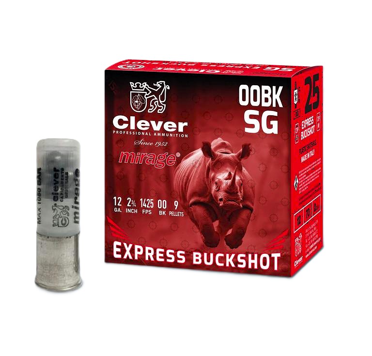 ver Mirage 12 Gauge Express 00-Buck Shot 2-3/4 9 Pellet 1425FPS Ammo