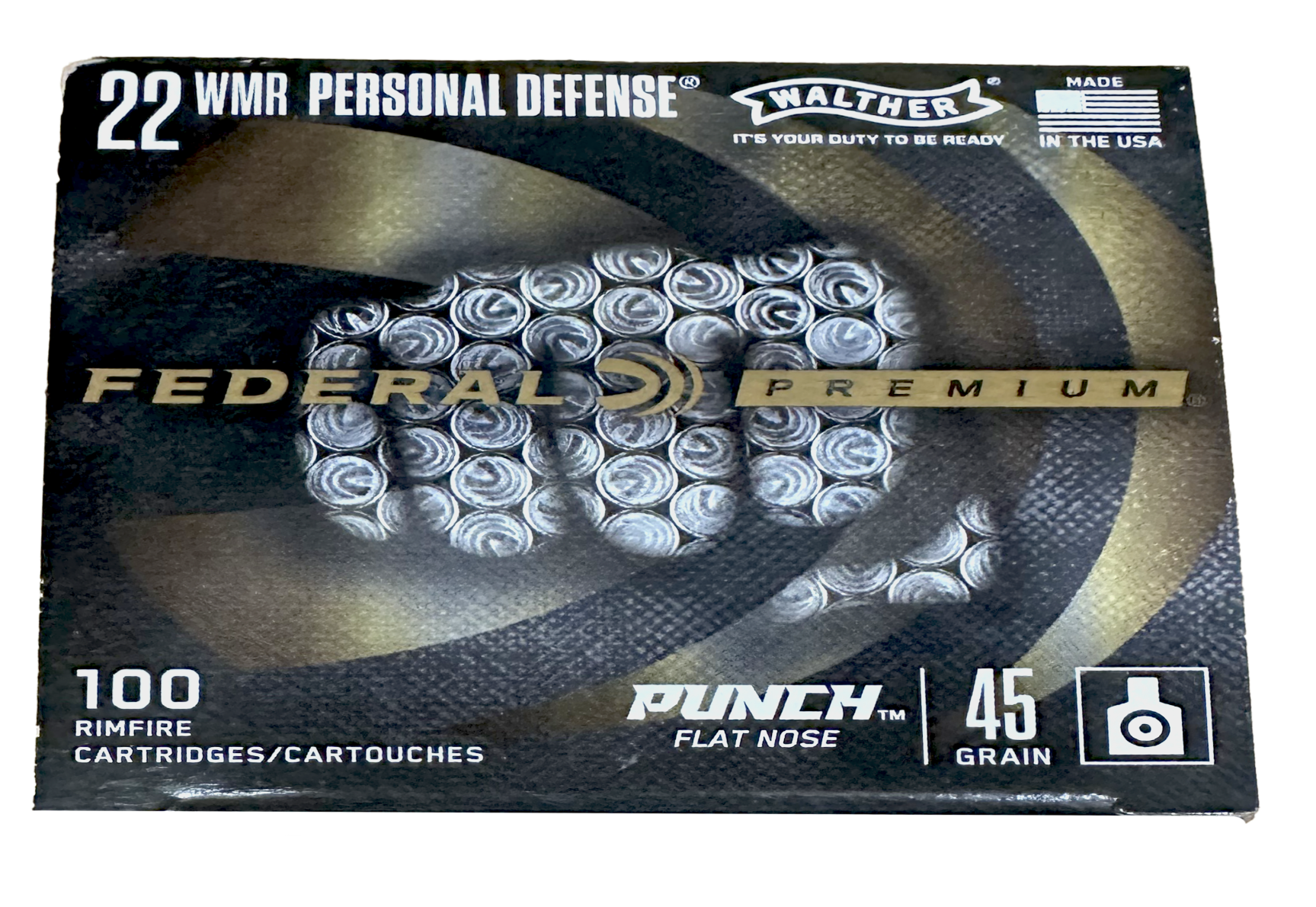  FEDERAL PUNCH 22MAG 45GR 100RD BOXES 1000 FPS Ammo