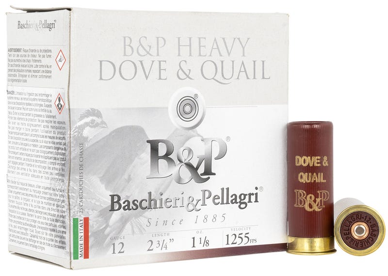 P Dove &Quail G 12 Gauge (12 Ga.) 2 3/4in 1 1/8oz-8 Shot 1255fps 25 Rds/box Ammo