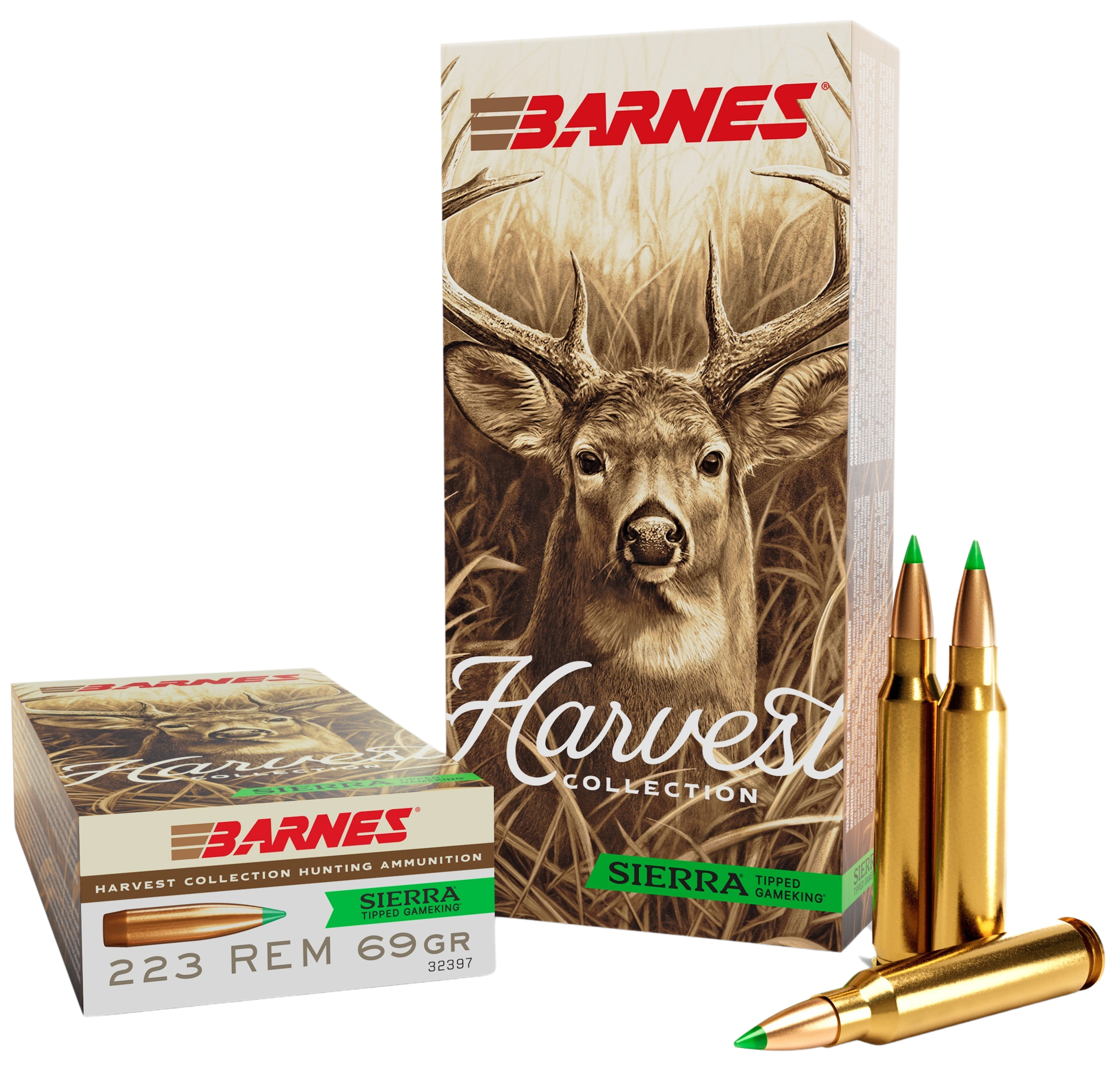 nes Harvest Collection 223 Remington 69 Grain Tipped GameKing 20 Round Box Ammo