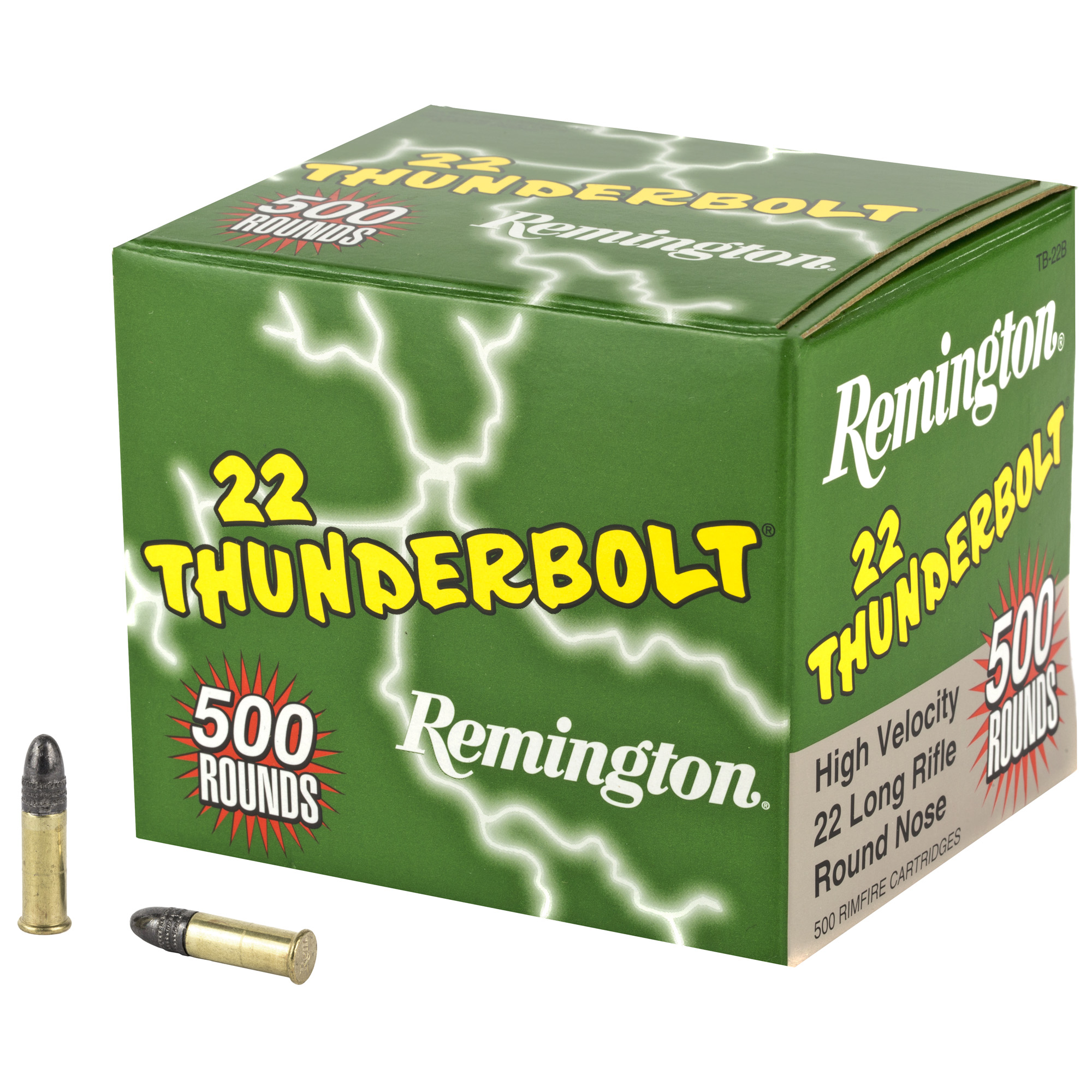 ington Thunderbolt 22 LR 40 Grain Round Nose Hi-Velocity Ammo