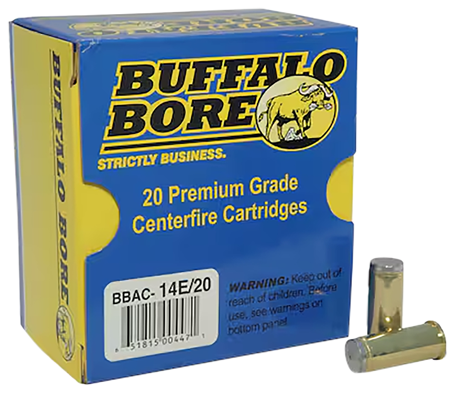 falo Bore Ammunition 14E20 Anti-Personnel Strictly Business 44 S&W Spl 200 Gr Hard Cast Wadcutter (HCWC) 20 Per Box/ 12 Cs Ammo