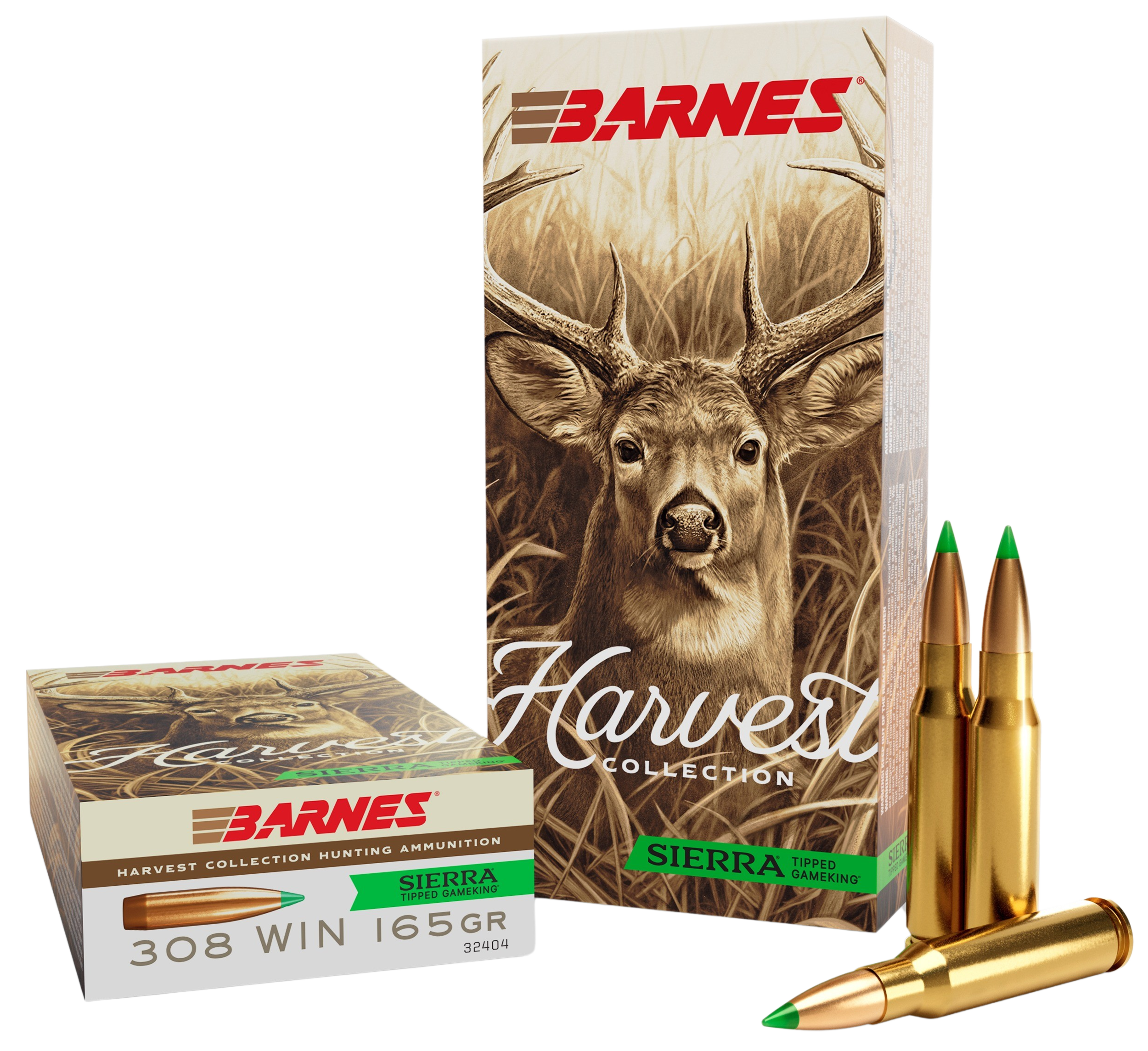 Barnes Bullets 32404 Harvest 308 Win 165gr Sierra Tipped GameKing 20 Per Box/10 Case nes Bullets 32404 Harvest 308 Win 165gr Sierra Tipped GameKing 20 Per Box/10 Case Ammo