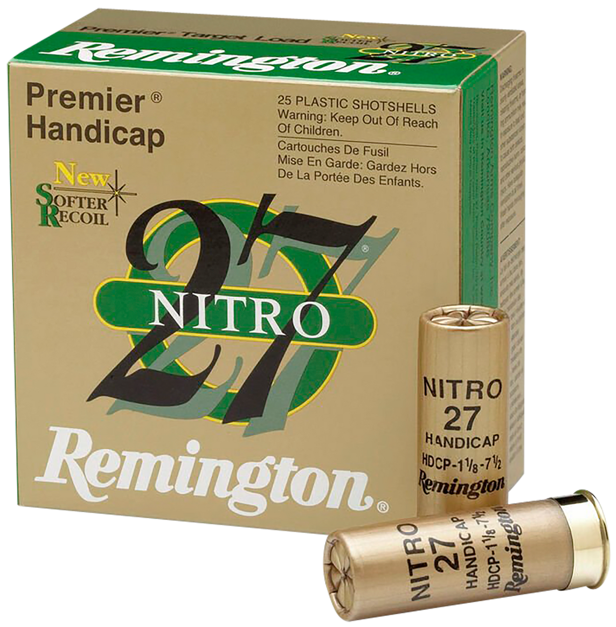 ington Ammunition 20227 Premier Nitro 27 Handicap Load 12 Gauge (12 Ga.) 2.75 In. 1 Oz 1290 Fps 7.5 Shot Ammo