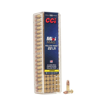  Mini-Mag Rimfire 22 LR 40 Gr. Segmented Hollow Point 100 Rd. Ammo