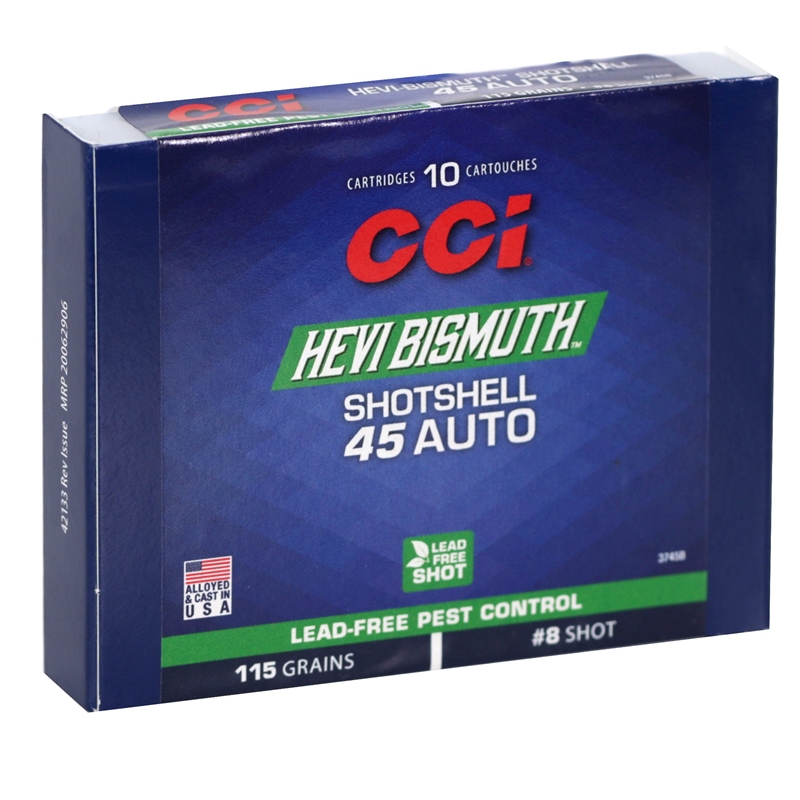 CCI #8 .45 ACP/Auto 115 Gr Shot Shell #8 .45 ACP/Auto 115 Gr Shot Shell Ammo