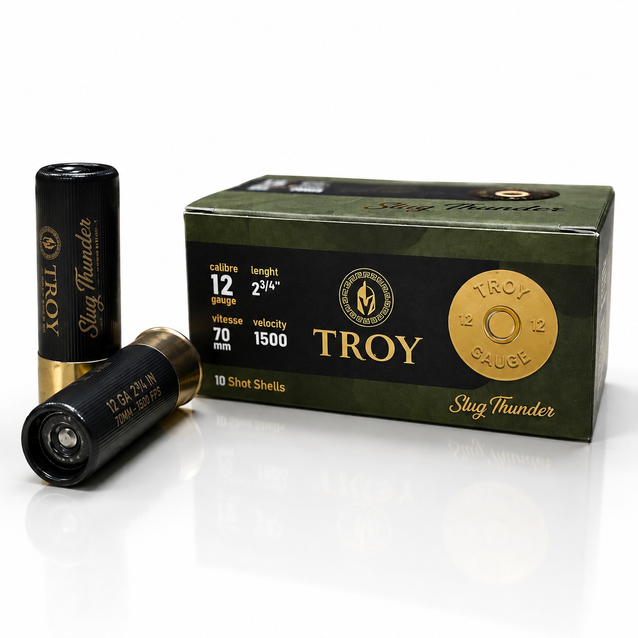 Troy Slug-Thunder 12 Gauge 2 75  1 1oz Rifled Slug 1500 FPS
