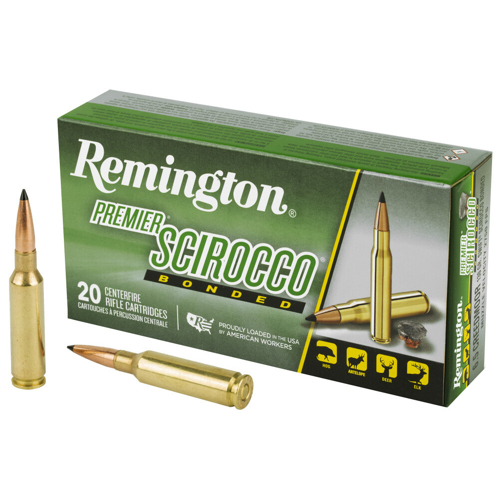 ington 29344 Premier Swift Scirocco Bonded 130 Grain 6.5mm Creedmoor 2750 Fps Ammo