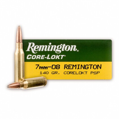 Remington 7mm-08 Core-Lokt Pointed Soft Point 140 Grain